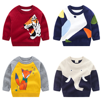 Baby Cartoon Sweater 2022 Autumn Dress New Girl Child Clothing Childrens Hooded Sweatshirt Boy Line Clothing Tide