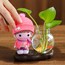 Creative decoration Vase ornaments to send friends cute beautiful gifts small ornaments birthday gifts bedroom study