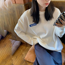 Pregnant womens coat autumn and winter clothes breast-feeding clothes out hot mom loose thin solid color wild long-sleeved base shirt Women