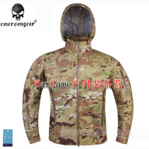 Emersongear Emerson outdoor light tactical soft shell jacket with cap soft shell casual windbreaker multicolor