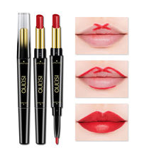 Lip line Pen automatic lipstick double head lipstick waterproof and sweat-proof long-lasting lip brush lip color pen lipstick artifact