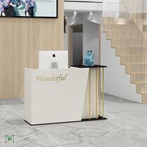 Barber shop Light luxury cash register clothing store small counter beauty salon front desk reception desk European commercial bar