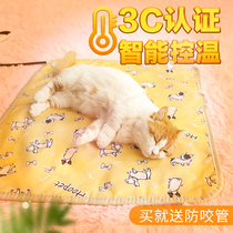 Pet kitty electric blanket with young cat-kitty heating pad intelligent thermostatic small waterproof electric bedding Cat Nest Warmer