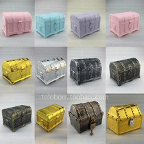 Little boy and girl princess birthday gift childrens toy treasure box pirate props treasure box jewelry Cash Box box