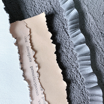 觅卡 撕边尺子手帐撕纸撕毛边不规则尺DIY相册同学录手账素材工具