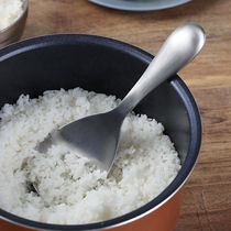 304 large household meal meal scoop rice spoon stainless steel rice spoon one-piece drawing spoon rice spoon
