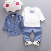 Boys small suit three-piece set 0 British Dress 1 baby 3 Spring and Autumn new childrens clothing 4 handsome little boy 5 years old 2