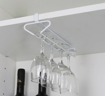 Red wine cup holder upside down household wine rack wine cabinet ornaments tall cup holder Nordic creative wine cup holder hanging