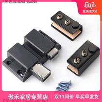 Glass door accessories upper and lower rotating shaft lotus leaf door compared to hinge glass clip display hinge wine cabinet closure leaf spring magnetic suction