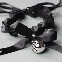 Oversized bell collar collar necklace sexy accessories cute sexy versatile tricolor role-playing lace ribbon