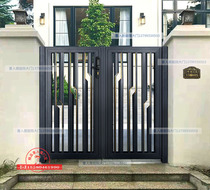 Villa door courtyard door open wall household double open country luxury electric aluminum alloy sliding door aluminum art door