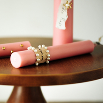 (CHIC ROSE) natural material handmade candles smokeless candles full of girl heart Pink