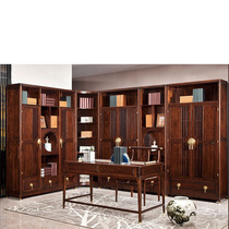 Zhongzixin Luban Series Shoes Tupan Pure Solid Wood 002 Combination Bookcase Double Door