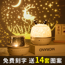 Starry sky light projector Dream Night light Childrens toys Bluetooth sound speaker Music box Birthday gift girl