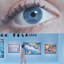 Art Exhibition Art Gallery Art Beauty Watch Painting Exhibition Oil Painting Appreciation Art HD Video Material