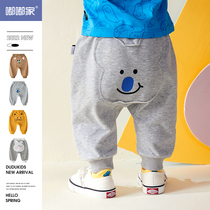 Baby Large PP Pants Spring Autumn Baby Spring Dress Pants Boy Cartoon Fart Pants Girl Child Clothing Kids Spring New