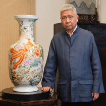 Guanhui Museum Danfeng Chaoyang Hundred Birds Qiming Baozun Limited 100 Zun High-grade about 80cm high-end bottle