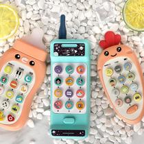 Baby Toys Childrens Mobile Phone Simulation Can Bite Model Baby Phone Puzzle Bilingual 0-2 Years Music Early Education