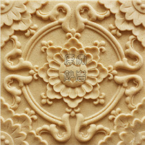 Imitation sandstone relief European sandstone background wall porch walkway carving mural handmade sand carving brick center board