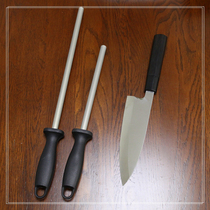 Diamond sharpening rod Emery 600 mesh solid 8 inch 12 inch suitable kitchen knife kitchen knife Sande cattle knife