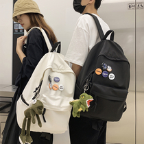 Tide brand backpack mens simple large capacity travel backpack leisure Japanese junior high school students High School schoolbag