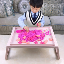 Childrens small plastic building block table Educational toy game table Baby sandbox table Kindergarten early education table Toy table