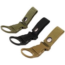 Outdoor Eagle Mouth Hook Buttoned Nylon Webbing Hanging Buckle Multifunction Climbing Water Bottle Hanging Buckle Strap Key Buckle
