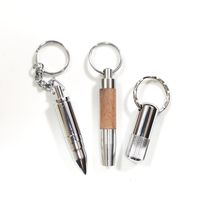 Cigar puncher with keychain cigar smoke drill small and convenient cigar puncher portable cigar driller