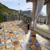 Villa balcony tile Roof Outdoor terrace Floor tiles Non-slip courtyard Antique tiles Outdoor small yard Garden