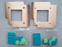 RX470RX480RX570RX580RX590 graphics card air-cooled water-cooled custom video memory average heat conduction heat dissipation plate