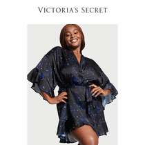 Vibe Sexy satin with a loose and kimono-style sleeping robe and a wedding red spring and autumn.