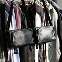 Thousand yuan grade delicate first layer cowhide~high-end mens and womens wild practical leather shoulder bag messenger bag T5633