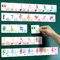 Elementary children recognize music enlightenment introduction music teaching staff card piano note card teaching aids