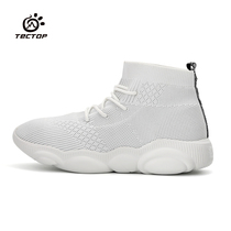 TECTOP probe outdoor autumn and winter mens and womens high-flying shoes with thin velvet warm and breathable sports casual shoes