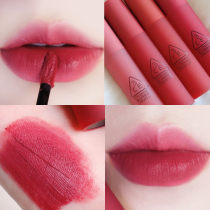 Korea 3CE new mousse lip glaze matte raspberry color BEARBERRY cream almond start now lipstick