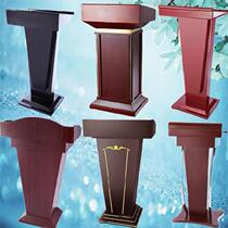 Information desk restaurant reception desk podium high-end solid guest desk shopping guide smooth reporting desk activities