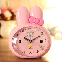  Childrens alarm clock cartoon can talk to wake up the slacker creative student bedside female multi-function special smart cute