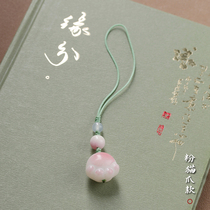 Natural weathering bodhigan cat claw mobile phone chain love carbon keykun mobile phone pendant