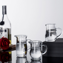 No new Beiao transparent thickened strong red wine with scale with handle inverted male cup wine glass white wine jug household