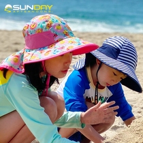 United States Sunday Afternoons baby sun hat male and female baby beach sun hat children sun hat