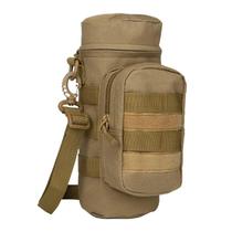 Outdoor riding shoulder crossbody water bottle bag mountaineering tactical MOLLE water Cup hanging bag thermos cup mobile phone storage bag