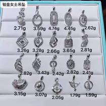 pt950 platinum simple pendant ethnic style pendant with clothes necklace live studio special shot