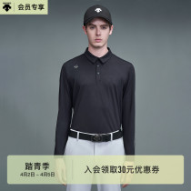 DESCENTE di Sante GOLF man long sleeve POLO shirt G132MFTL99