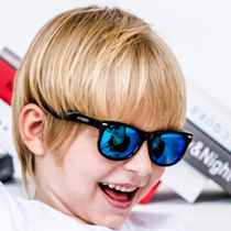 ftera children sunglasses import baby sunglasses men and women anti-UV teenagers money black full glasses