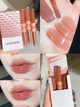 Double happy LEEMEMBER Li Meng double head Lip Glaze Matte non-stick Cup top lip honey 01 02 03