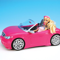 Simulation sports car cute Barbie than doll car 3-6 year old girl playing home toy pink car