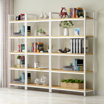 Bookshelves Landing Steel Wood Shelving Racks Modern Minima Living Room Multilayer Containing Shelf Show Shelf Simple Bookcase