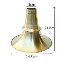 Flagship store] Thickened B- flat brass suona bowl suona Copper Bowl folk suona bowl horn bowl brass bowl