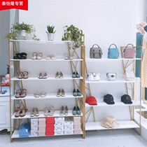 Creative shoe store Shoe rack display rack Childrens shoe store bag special display rack Wall floor-to-ceiling shop free combination