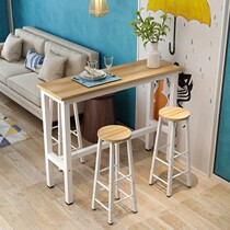 Bar table modern simple wall home long bar table creative bar table narrow table rectangular high table custom